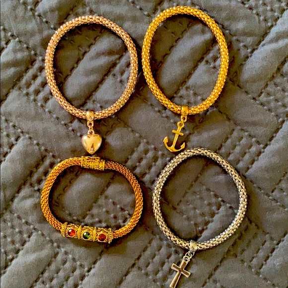 New Silver and gold bracelet set. - Picture 2 of 4